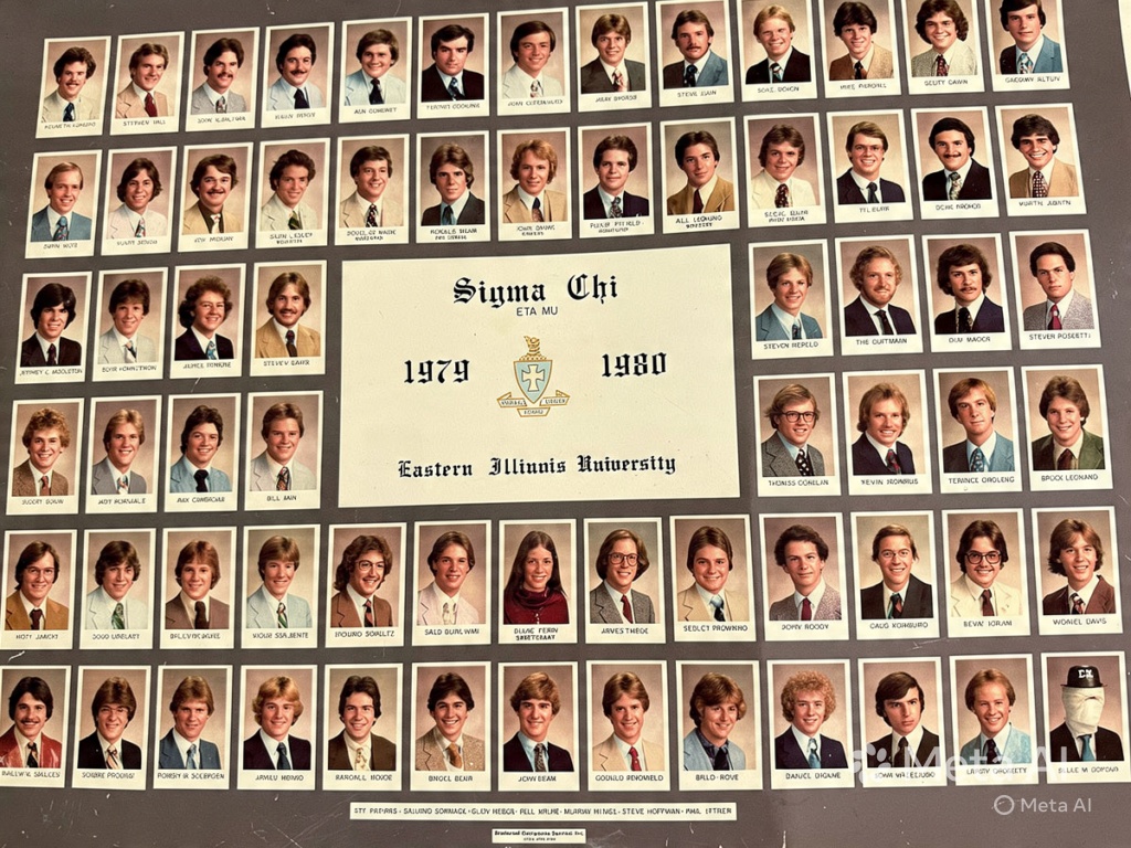 Eta Mu Sigma Chi chapter composite for the 1979–1980 academic year